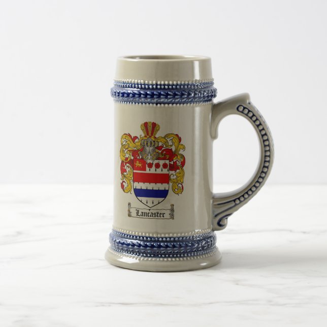 Caneca de cerveja da brasão de Lancaster/crista de (Direita)