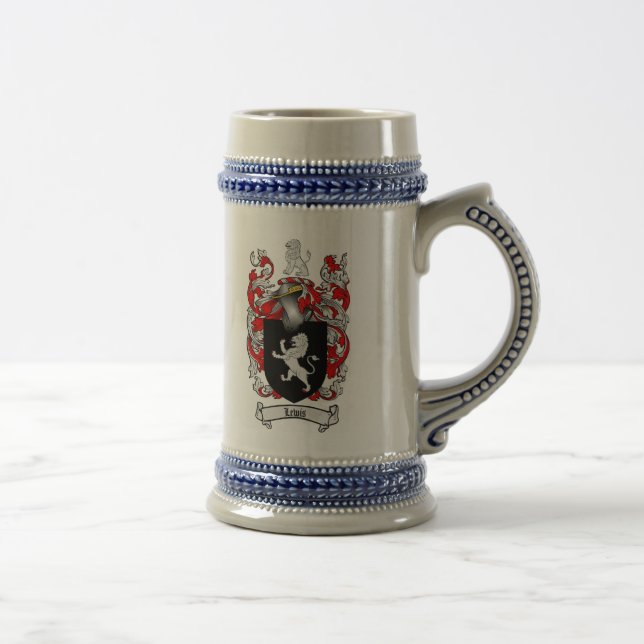 Caneca de cerveja da brasão de Lewis/caneca da (Direita)
