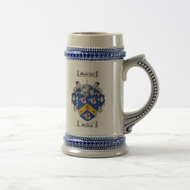 Caneca de cerveja da brasão de MacKay/caneca de (Direita)