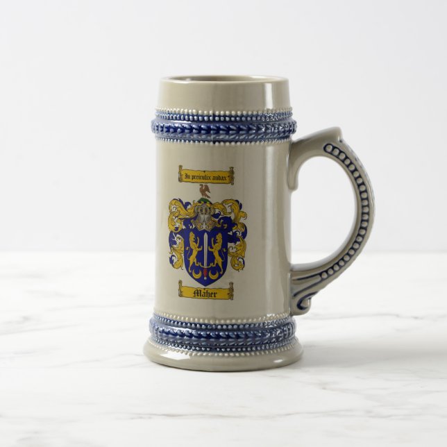 Caneca de cerveja da brasão de Maher/caneca de (Direita)