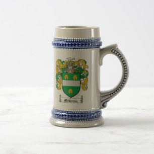 Caneca de cerveja da brasão de McKenna