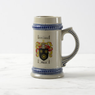 Caneca de cerveja da brasão de Moran