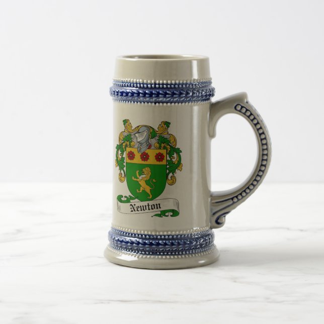 Caneca de cerveja da brasão de Newton - crista da (Direita)