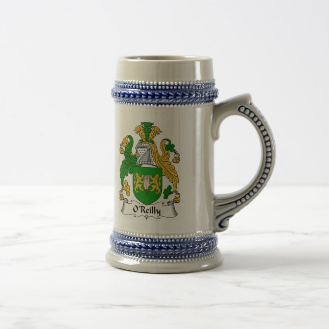 Caneca de cerveja da brasão de O Reilly - crista (Direita)