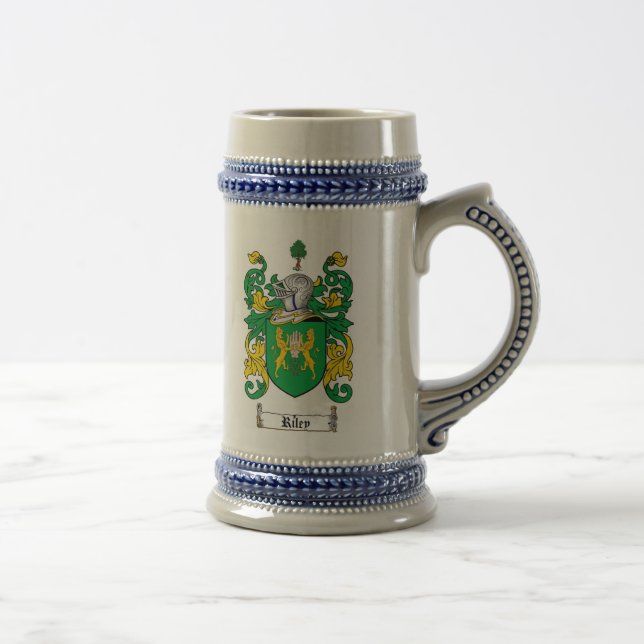Caneca de cerveja da brasão de Riley (Direita)