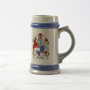 Caneca de cerveja da brasão de Ritchie - crista d