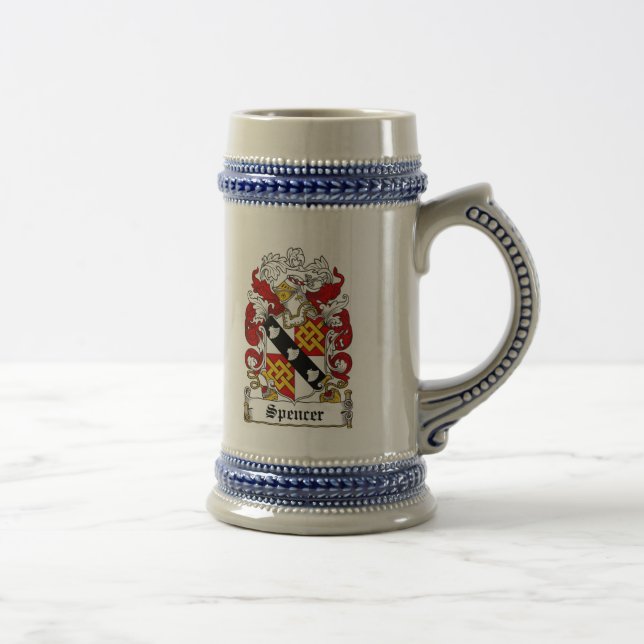 Caneca de cerveja da brasão de Spencer (Direita)