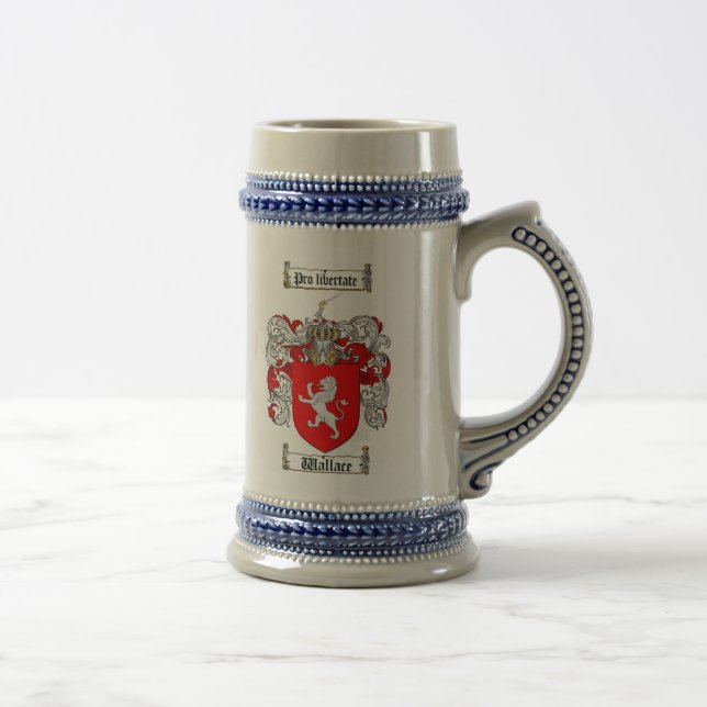 Caneca de cerveja da brasão de Wallace (Direita)