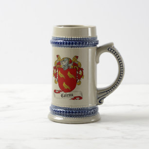 Caneca de cerveja da brasão dos montes de pedras -