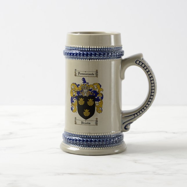 Caneca de cerveja da brasão dos ribeiros/crista (Direita)
