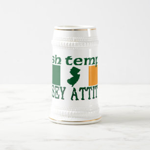 Caneca de cerveja da cerveja da atitude do jérsei