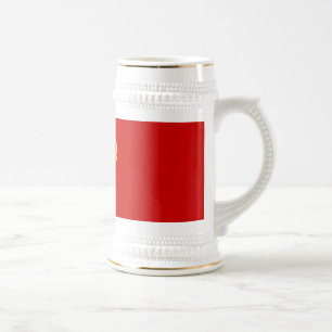 CANECA DE CERVEJA DA CERVEJA DA BANDEIRA DO RUSSO