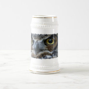 Caneca de cerveja da cerveja da coruja