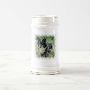 Caneca de cerveja da cerveja da imagem do cão de