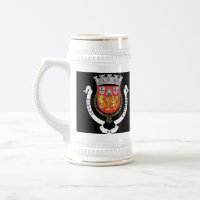 Caneca de cerveja da cerveja de Coimbra Portugal