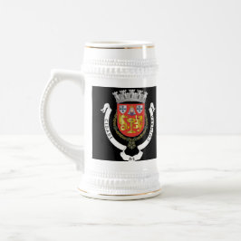 Caneca de cerveja da cerveja de Coimbra Portugal