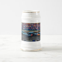 caneca de cerveja da cerveja de derby do programa