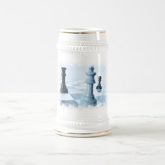 Caneca de cerveja da cerveja do design da xadrez