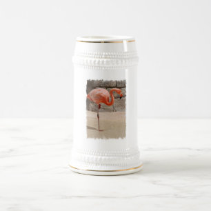 Caneca de cerveja da cerveja do flamingo