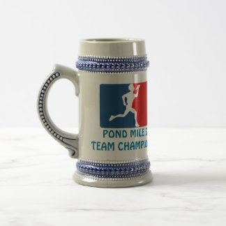 Caneca de cerveja da cerveja do logotipo da milha
