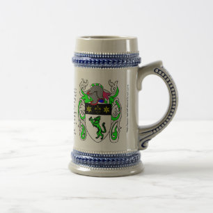 Caneca de cerveja da crista da família de Wilson