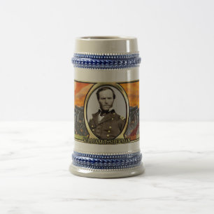 Caneca de cerveja da guerra civil de William T.