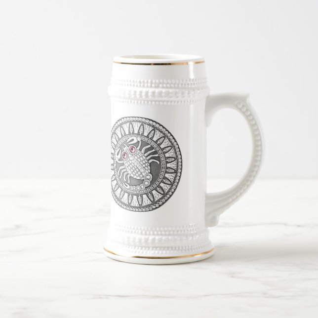 Caneca de cerveja da moeda da Escorpião (Direita)