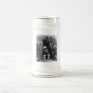 Caneca de cerveja da tribo indiana