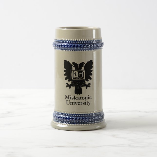 Caneca de cerveja da universidade de Miskatonic (Centro)