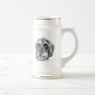 Caneca De Cerveja Dachshund Fio-De cabelo