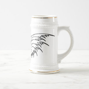 Caneca de cerveja das asas