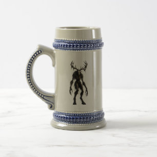 Caneca de Cerveja de Bruxa Ótica de Halloween