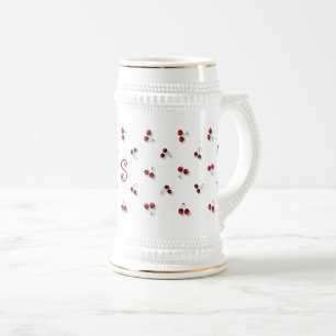 Caneca de cerveja de cerejas