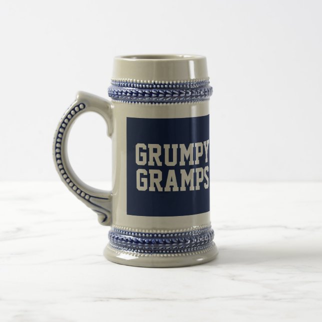 CANECA DE CERVEJA DE CERVEJA DE GRUMPY GRAMPY GRUM (Esquerda)