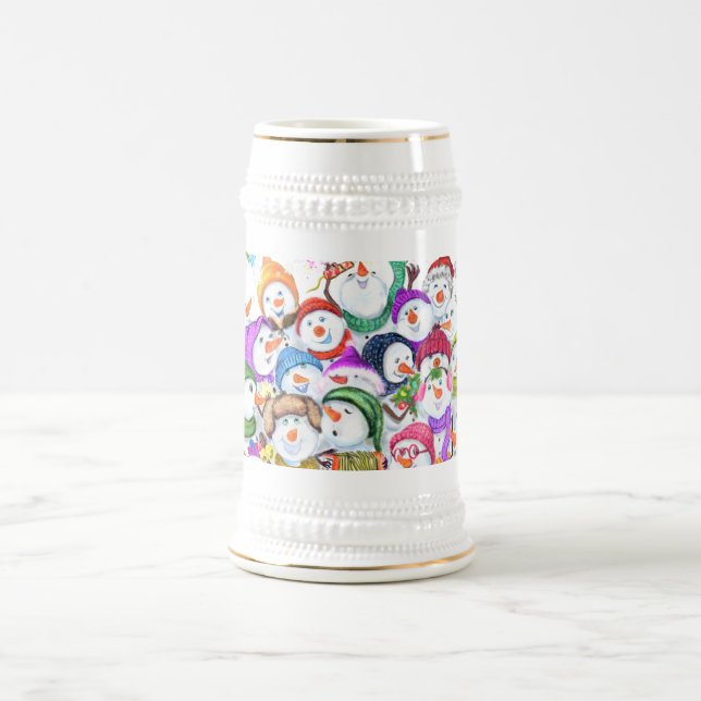 Caneca de cerveja de Cerveja de Natal com o Feliz  (Centro)
