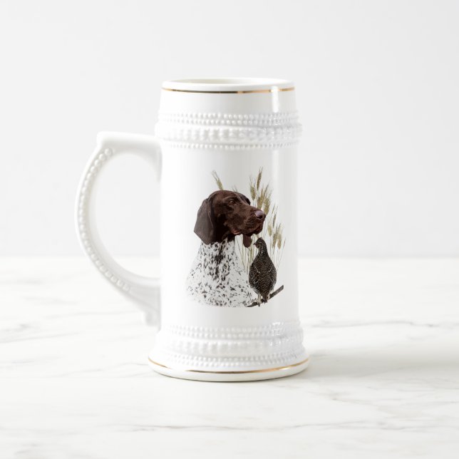 Caneca de cerveja de cerveja de ponteiro abreviada (Esquerda)