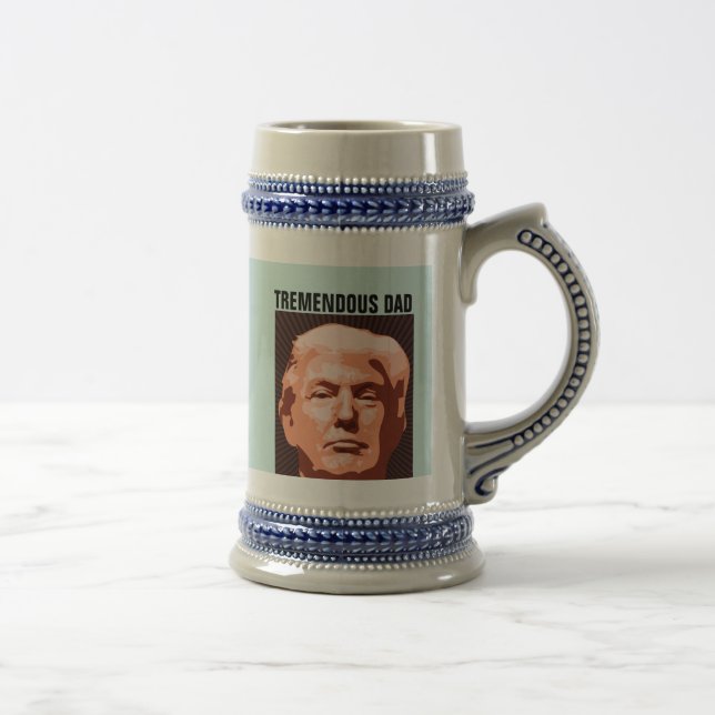 CANECA DE CERVEJA DE CERVEJA DE TRUMP COM DONALIDA (Direita)