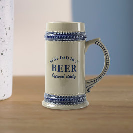 Caneca de cerveja de cerveja do Dia de os pais de