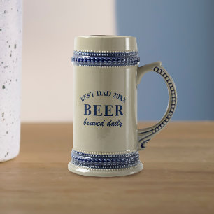 Caneca de cerveja de cerveja do Dia de os pais de 