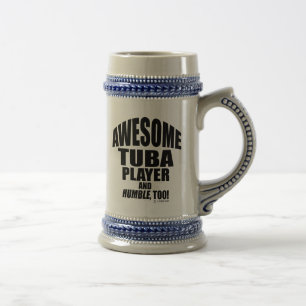Caneca de cerveja de cerveja do jogador de bana in