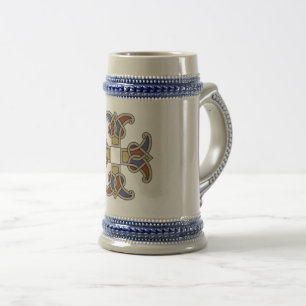 caneca de cerveja de cerveja "Knotted Cross Design