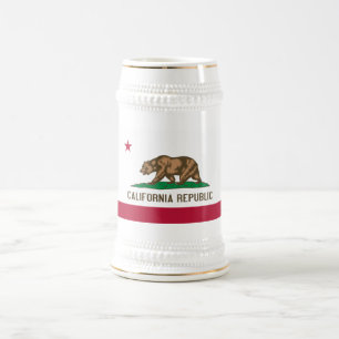 Caneca de cerveja de cerveja na Califórnia