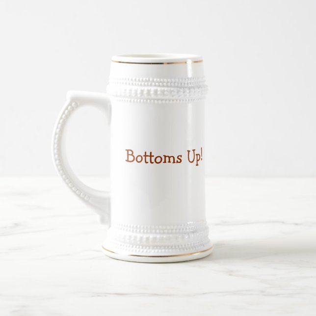 Caneca de cerveja de cerveja para cima (Esquerda)