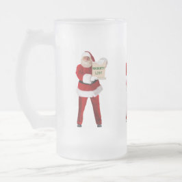 Caneca de cerveja de cerveja Santa Claus