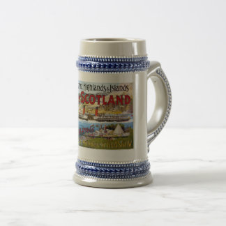 Caneca de cerveja de cerveja Vintage Scotland Post