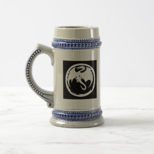 Caneca de cerveja de cerveja White Dragon