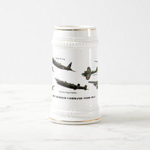 Caneca de cerveja de Comando Bombardeiro.