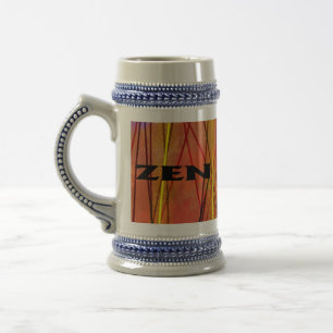 Caneca de cerveja de fio preto Zen