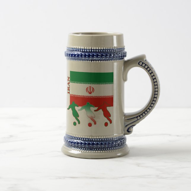 Caneca de cerveja de Irã do futebol (Direita)