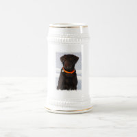 Caneca de cerveja de Labrador do chocolate